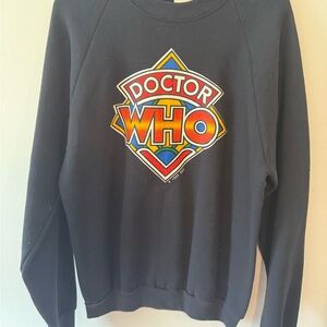 Vintage Doctor Who Black Sweatshirt